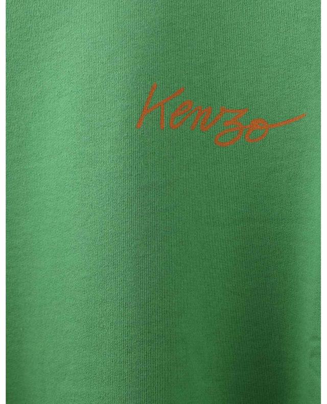 Sweat-shirt à col rond imprimé Kenzo Poppy KENZO