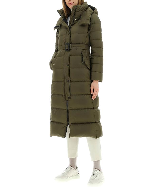 Long belted down jacket HERNO