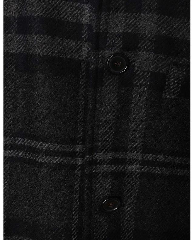 Swing checked wool coat UNIVERSAL WORKS