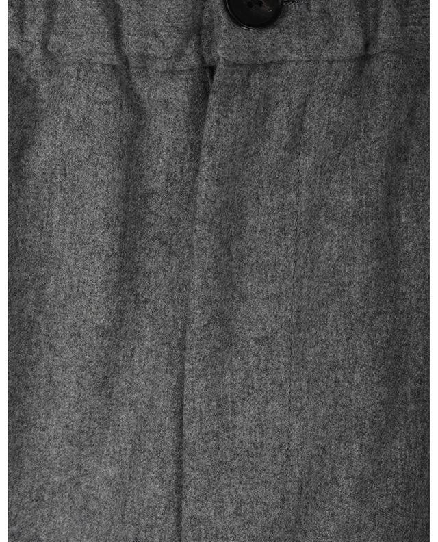 Pantalon droit en flanelle de laine JIL SANDER