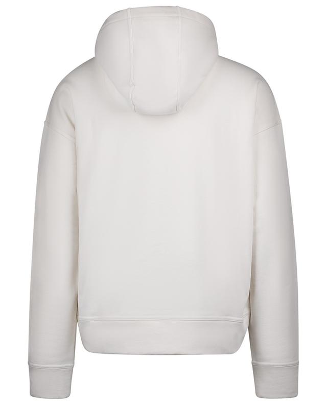 Logo printed boxy hooded sweatshirt in organic cotton JIL SANDER
