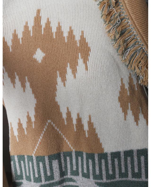 Icon Jacquard cashmere cardigan ALANUI
