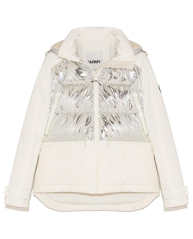 Down jacket with lamb fur lined hood YVES SALOMON MOUNTAIN
