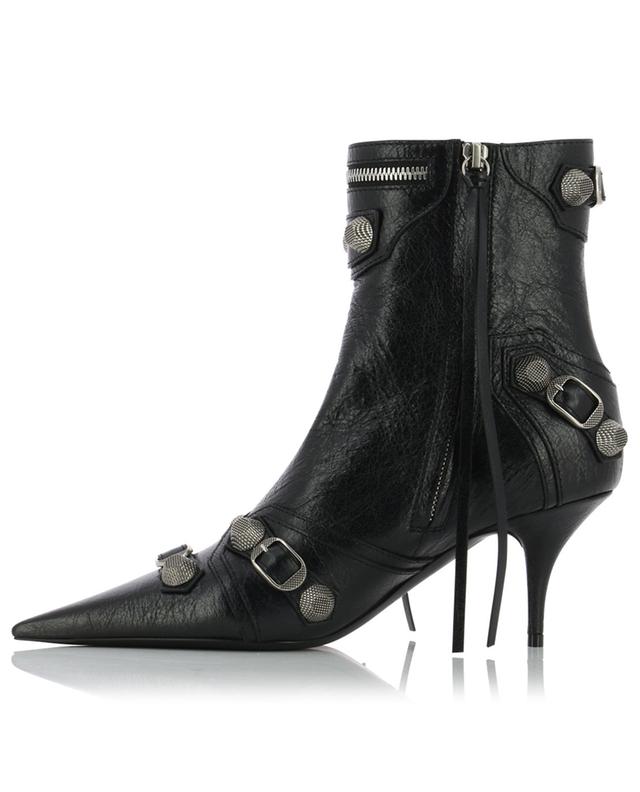 Cagole 70 arena leather stiletto heeled ankle boots BALENCIAGA