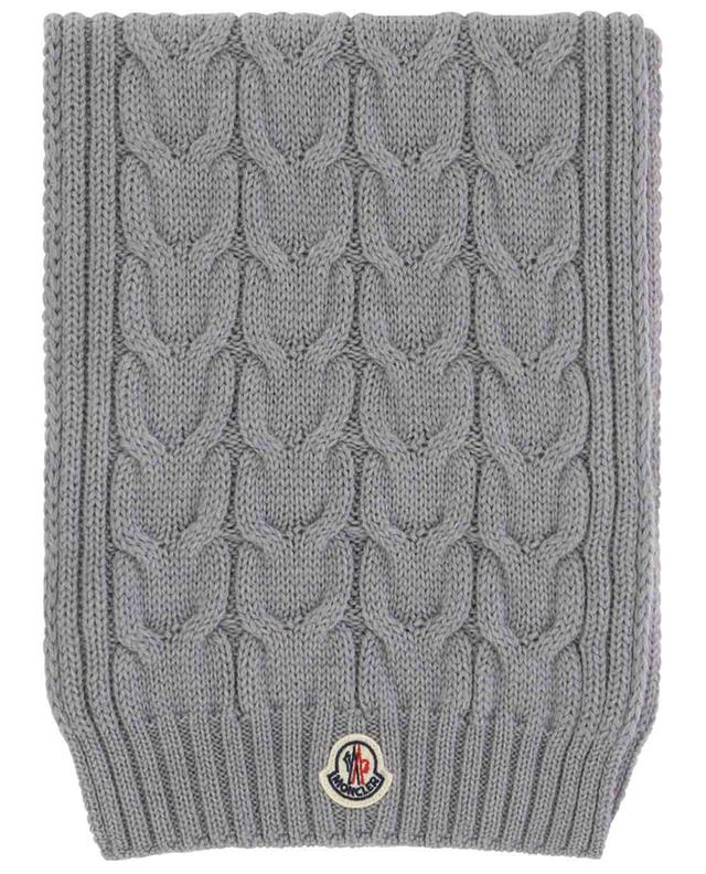 Cable knit children&#039;s scarf MONCLER