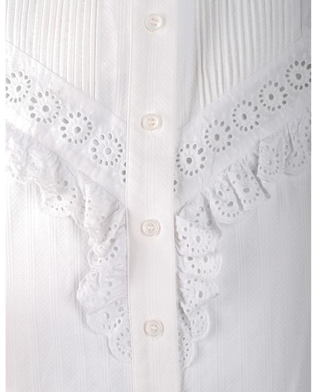 Organic cotton jacquard ruffled blouse SEE BY CHLOE