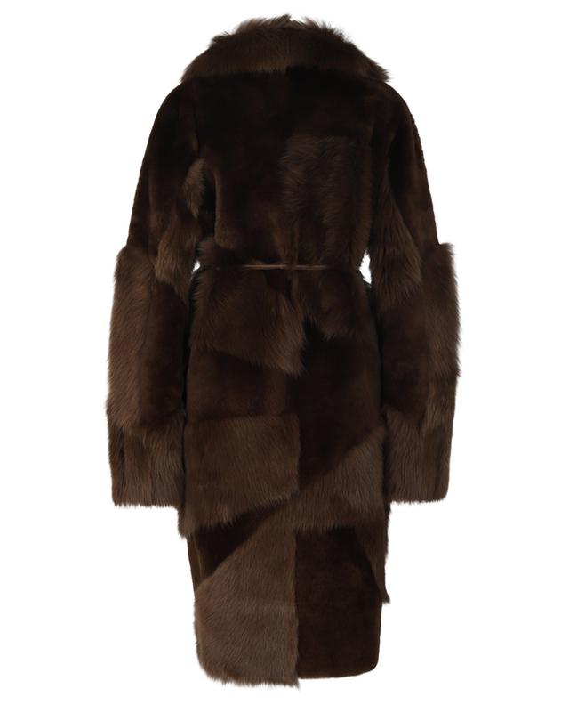 Misty Patch shearling coat NOVE LEDER
