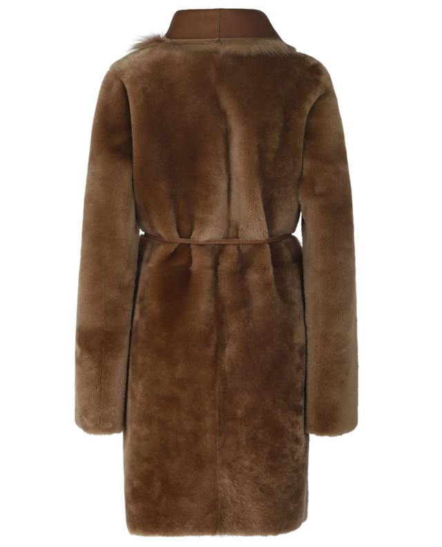 New Love reversible shearling coat NOVE LEDER