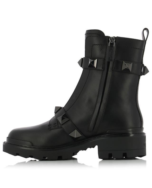 Roman Stud 40 calfskin leather ankle boots VALENTINO