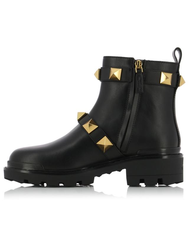 Roman Stud 40 calfskin leather ankle boots VALENTINO