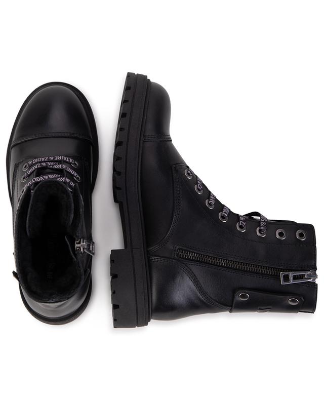 Flat girl&#039;s lace-up boots ZADIG &amp; VOLTAIRE
