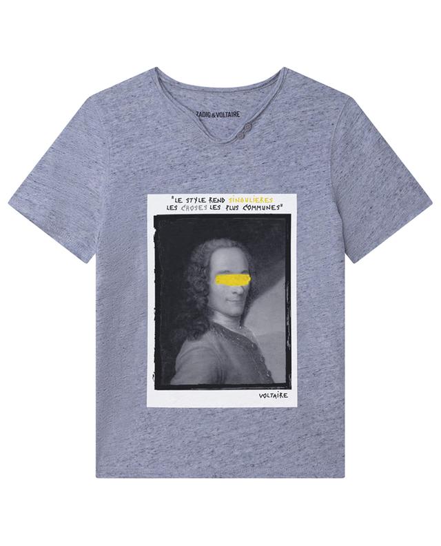 Boy&#039;s cotton short-sleeved T-shirt ZADIG &amp; VOLTAIRE