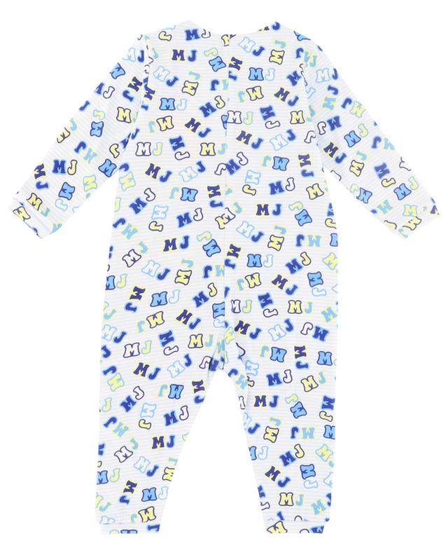 Letter printed cotton baby pyjamas THE MARC JACOBS