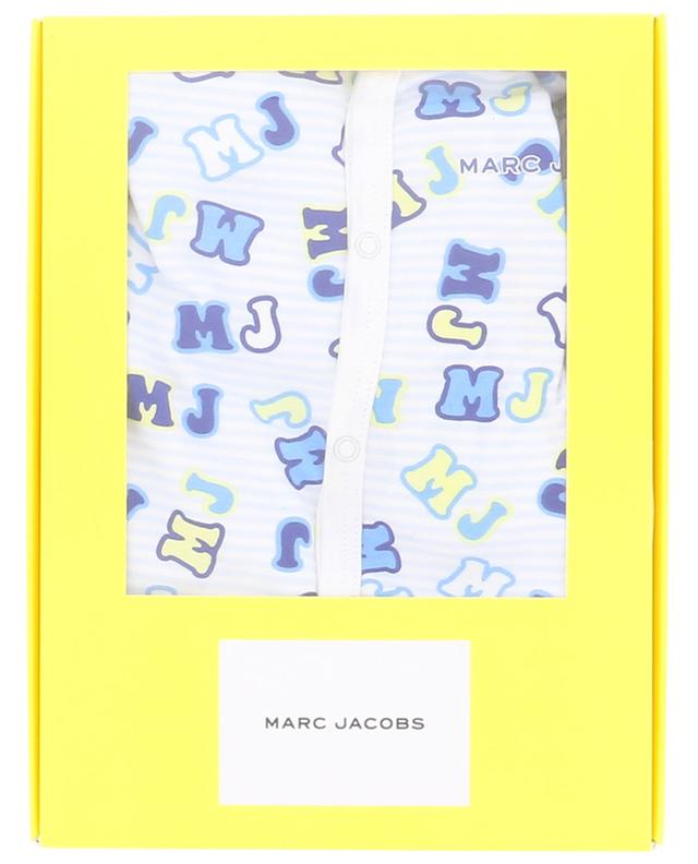 Letter printed cotton baby pyjamas THE MARC JACOBS