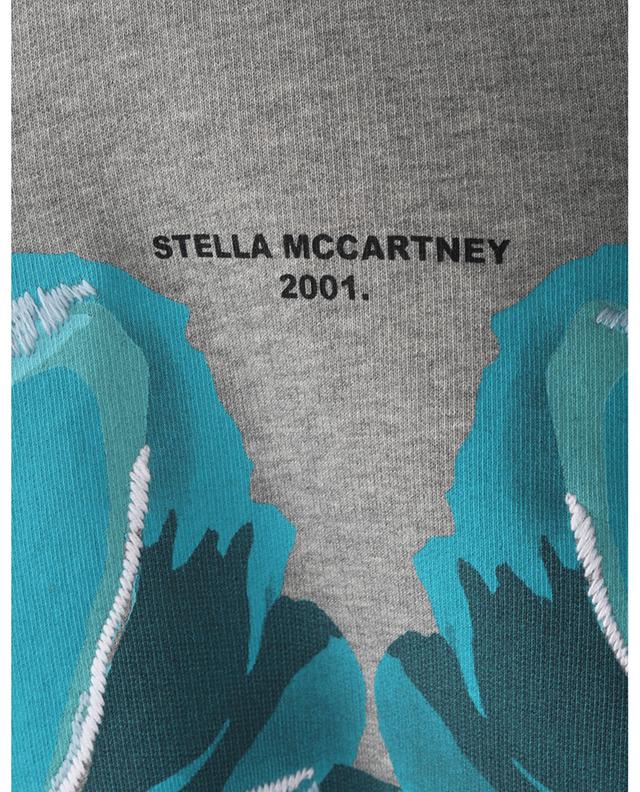 Sweat-shirt oversize à col rond en coton bio Floral Embroidered STELLA MCCARTNEY