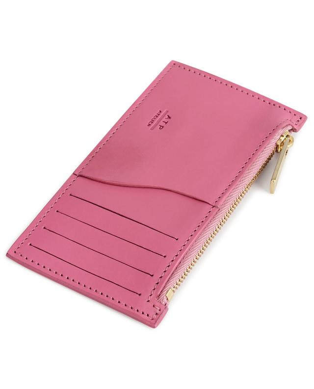 Moscosi smooth leather zipped card case ATP ATELIER