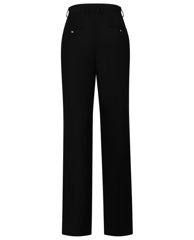Tuxedo wide-leg high-rise wool twill trousers DOLCE &amp; GABBANA