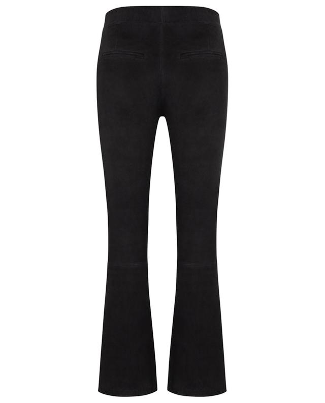 Lively cropped bootcut trousers in suede ARMA