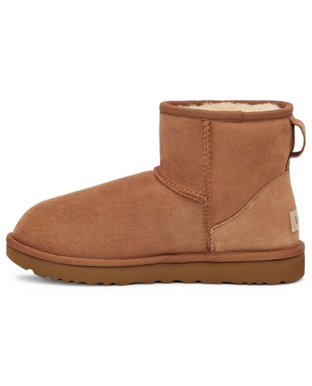 Classic Mini suede and shearling ankle boots UGG