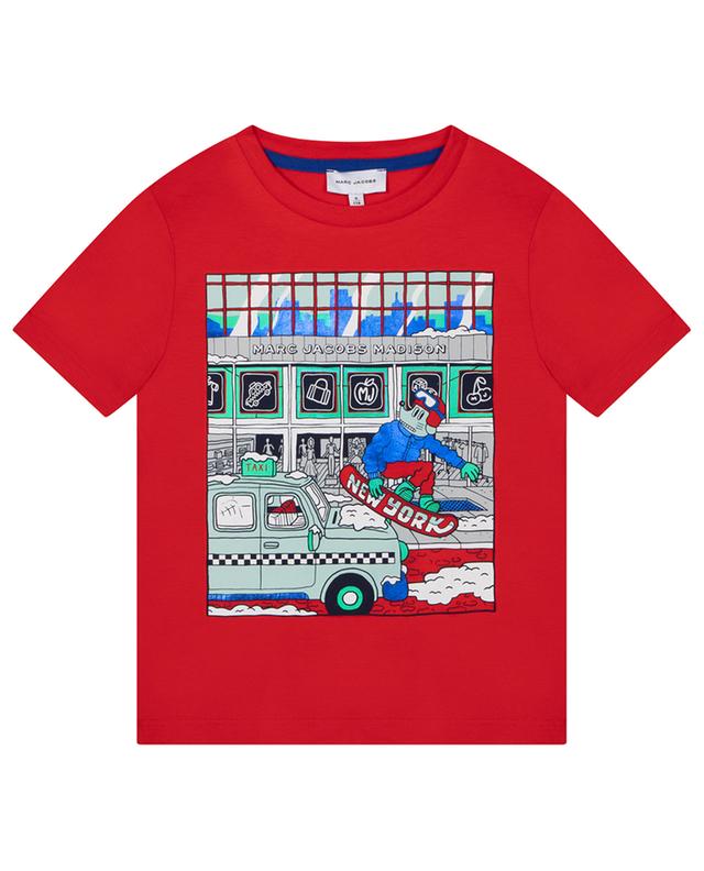 Boy&#039;s printed cotton short-sleeved T-shirt THE MARC JACOBS
