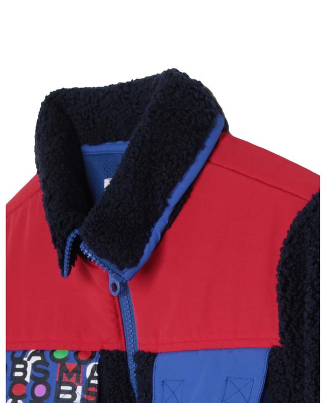 Boy&#039;s fleece jacket with nylon pockets THE MARC JACOBS