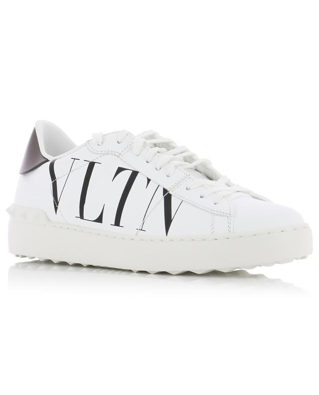VLTN Open smooth leather low-top lace-up sneakers VALENTINO