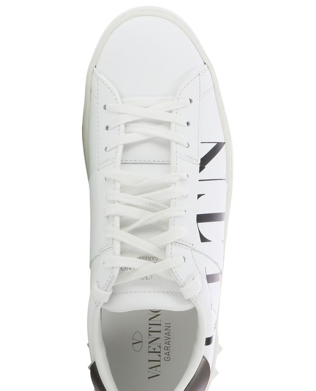 VLTN Open smooth leather low-top lace-up sneakers VALENTINO