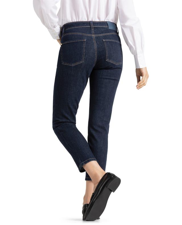 Dunkle verkürzte Slim-Fit-Jeans Piper Short CAMBIO