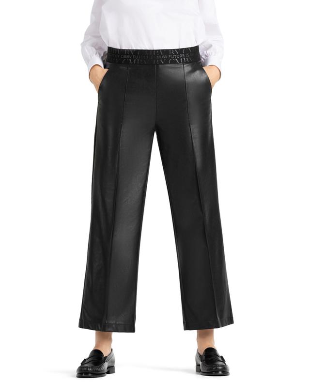 Cameron Comfy wide-leg faux leather trousers CAMBIO