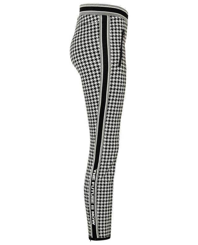 Ranee houndstooth jersey skinny fit trousers CAMBIO