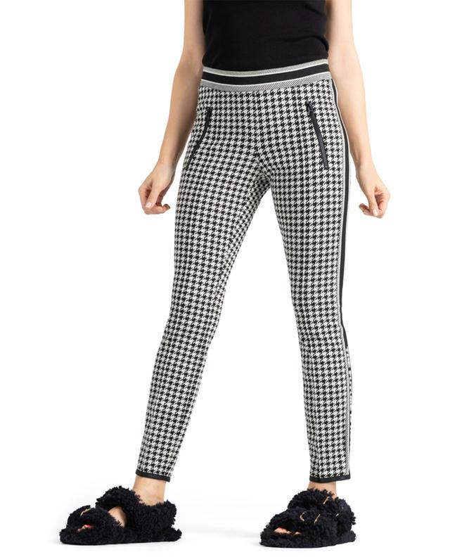 Ranee houndstooth jersey skinny fit trousers CAMBIO