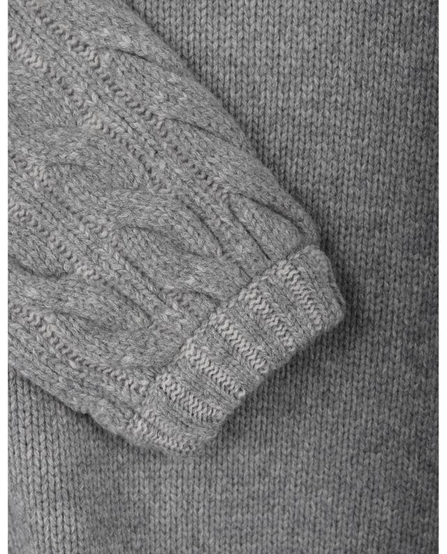 Pullover mit Rundhalsausschnitt aus Wolle und Viskose GRAN SASSO