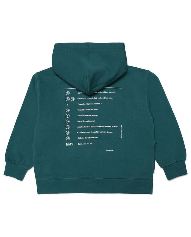 MM6 boy&#039;s hooded sweatshirt MM6