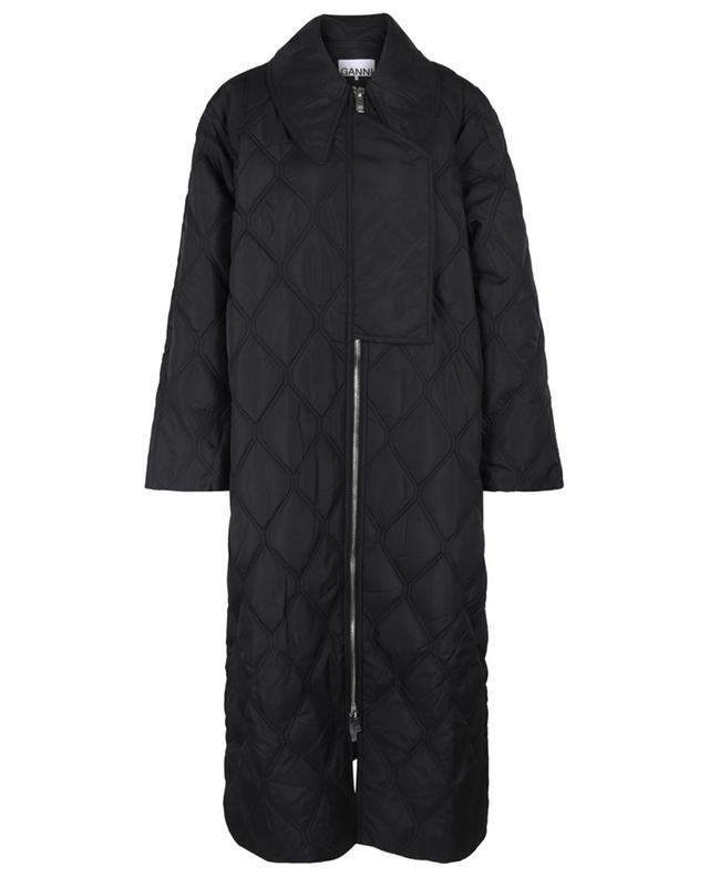 Quilted oversize ripstop coat GANNI