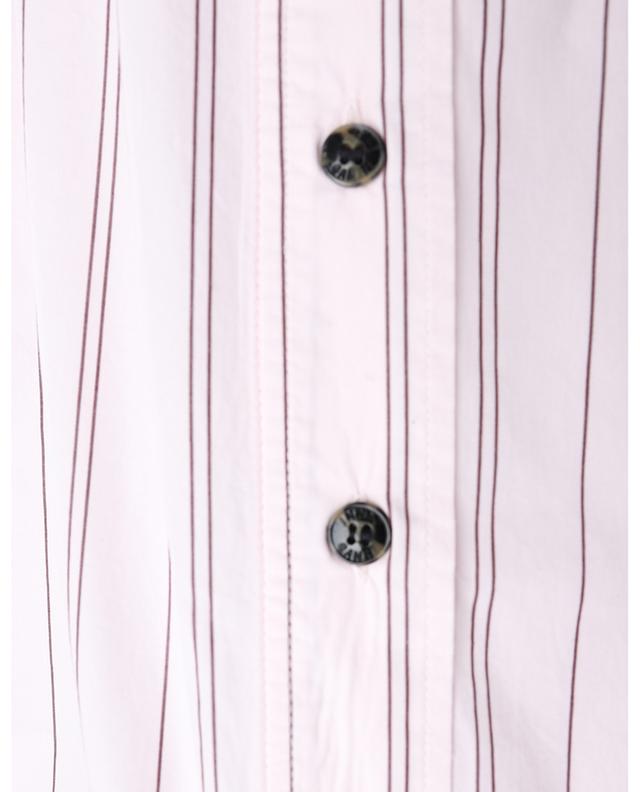 Organic cotton striped oversize shirt GANNI