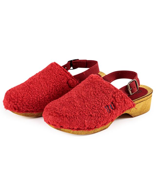 Sheepskin Clog faux fur kid&#039;s slippers BOBO CHOSES