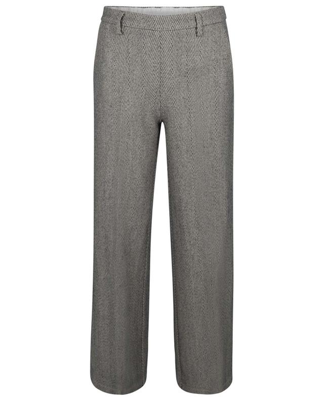 Cotton and wool wide leg trousers FORTE FORTE