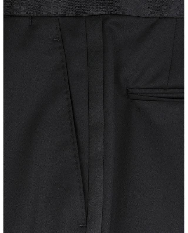 Superfine 150&#039;s wool tuxedo trousers CARUSO