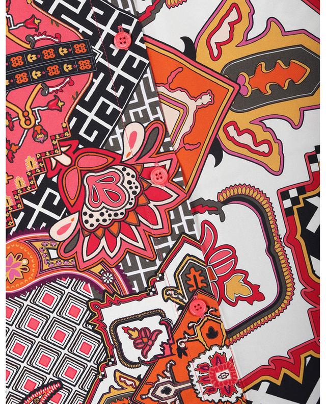 Hemd aus Seidencrepe mit Teppich-Prints HERZEN&#039;S ANGELEHEIT
