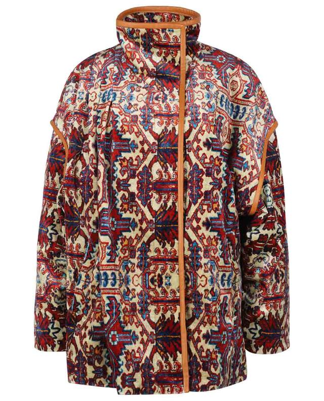 Oversize-Jacke aus Samt mit Teppich-Print Greta ISABEL MARANT
