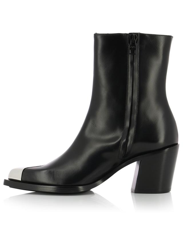 Punk 75 heeled leather ankle boots ALEXANDER MC QUEEN