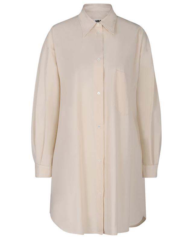 Robe chemise en coton MM6