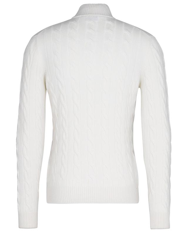 Cashmere cable knit high neck jumper GRAN SASSO