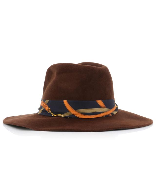 Fedora aus Kaninchenfilz mit Hutband GI&#039;N&#039;GI