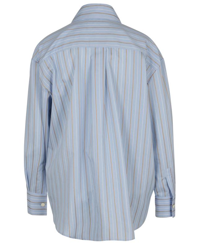 Loose striped cotton jacquard shirt JACOB COHEN