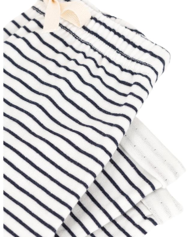 Breton stripe baby trousers in tubic PETIT BATEAU