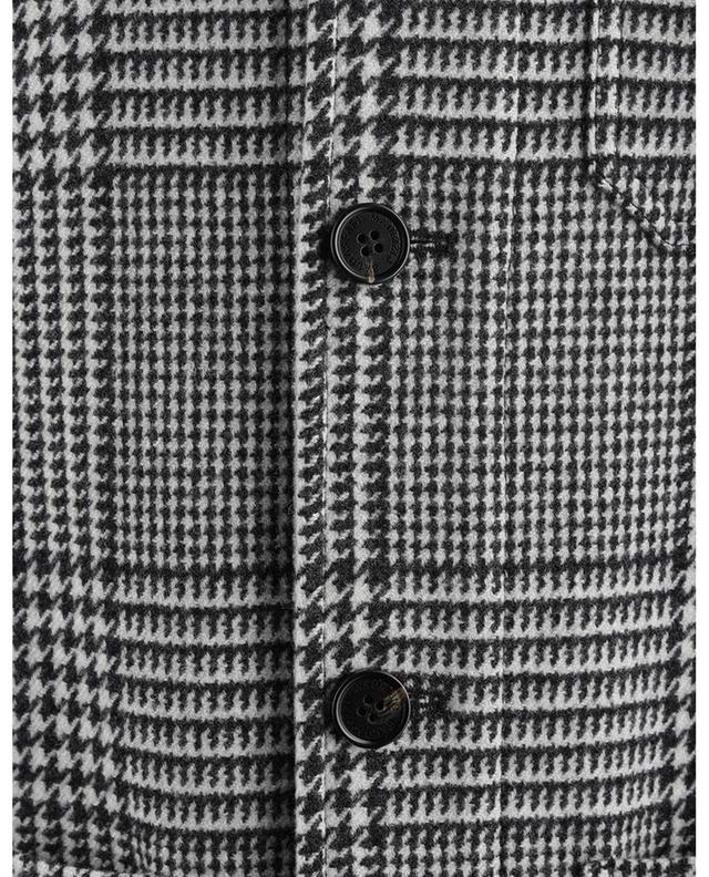 Virgin wool and cashmere shirt jacket MAURIZIO BALDASSARI