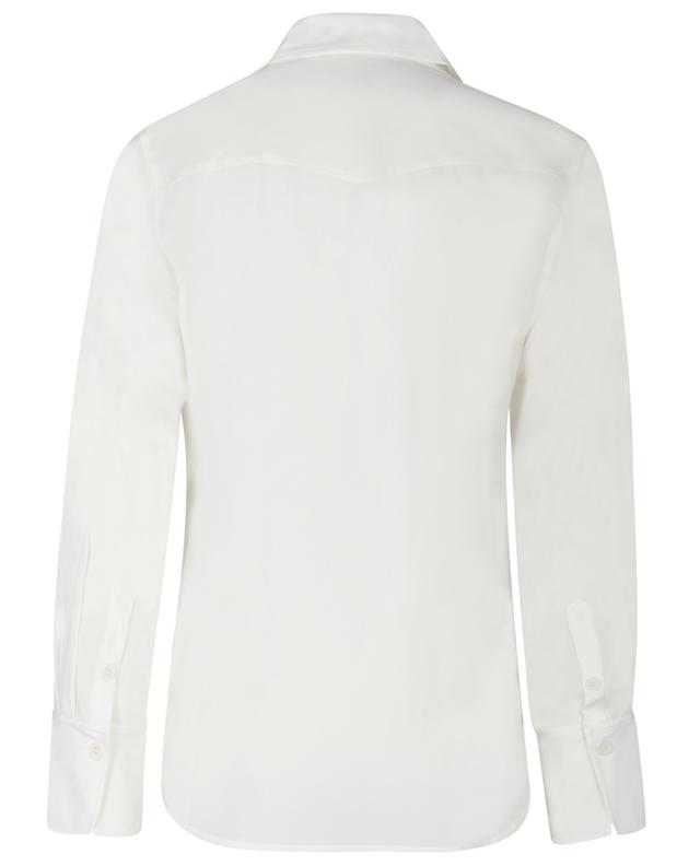 Rhodora silk long-sleeved shirt EQUIPMENT