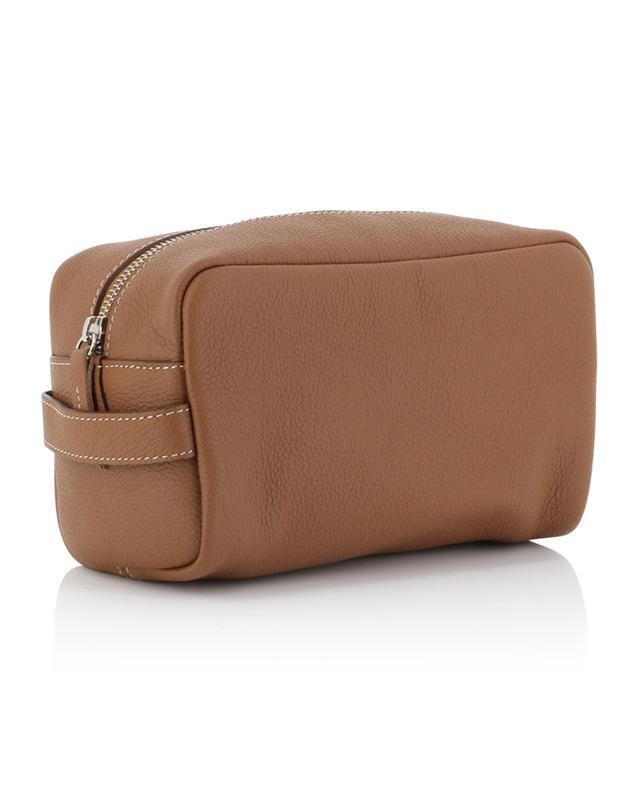 Grained leather toiletry bag BERTHILLE MAISON FRANCAISE