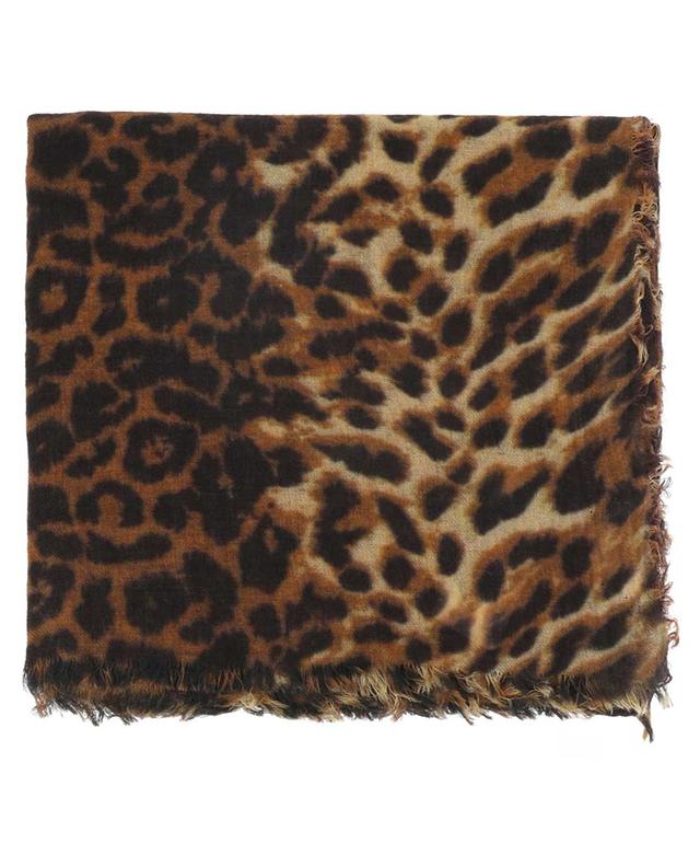 Exotic leopard printed stole GAYNOR